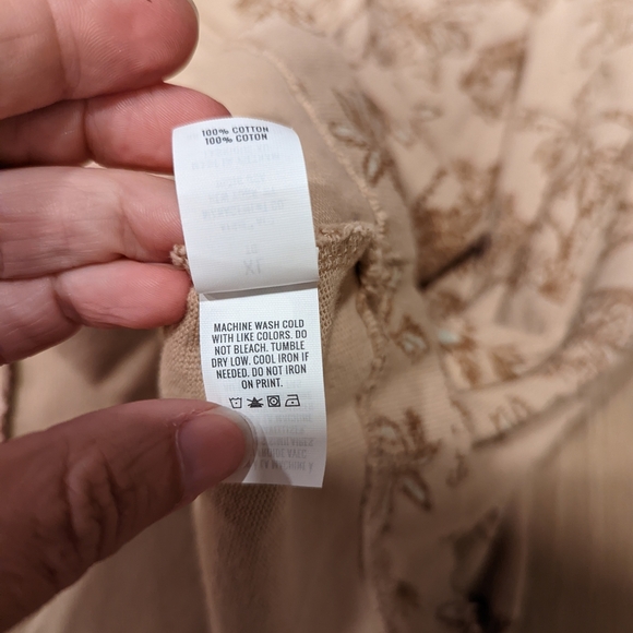 Floral Print Beige T-Shirt - Picture 4 of 7